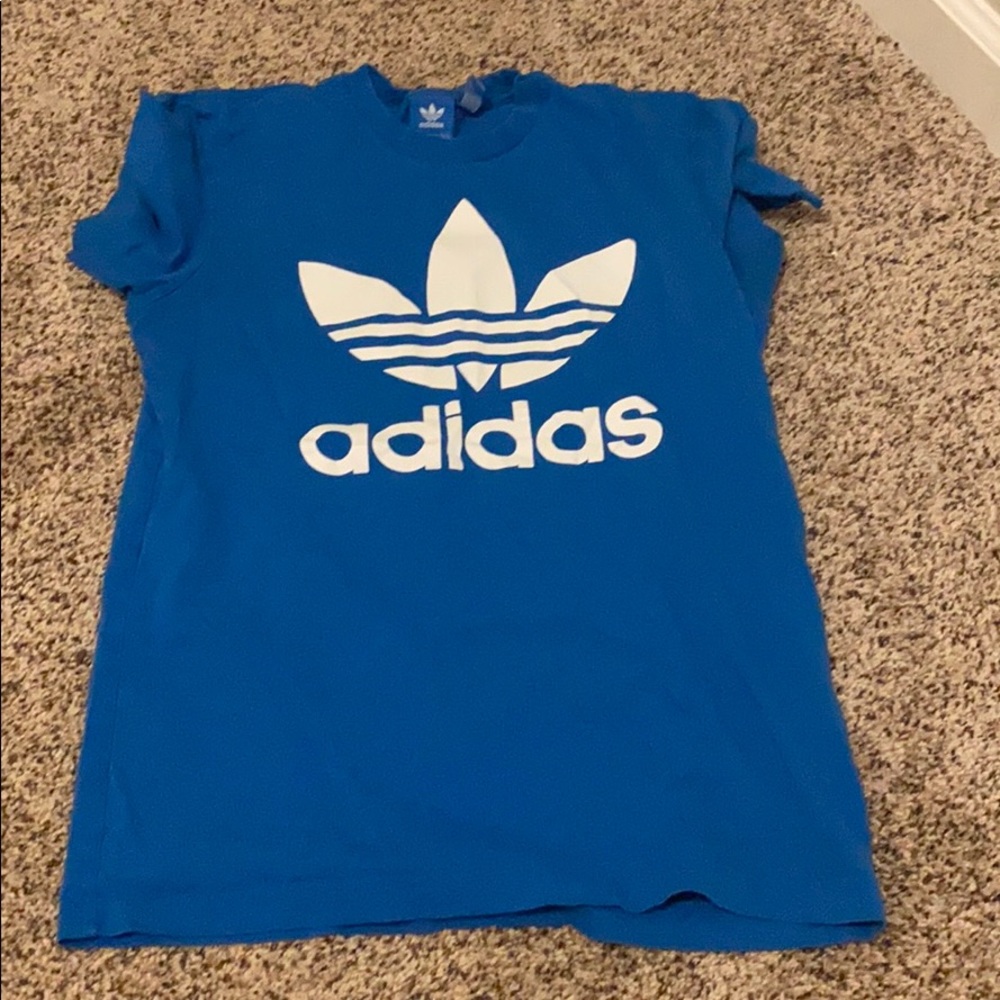 Blue Adidas T shirt